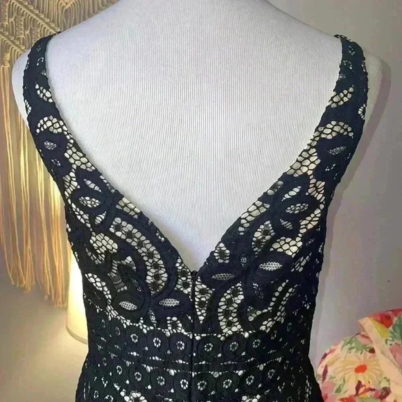 Lover the Label Poppy Sweetheart Lace Midi Cocktail Dress - Picture 8 of 10